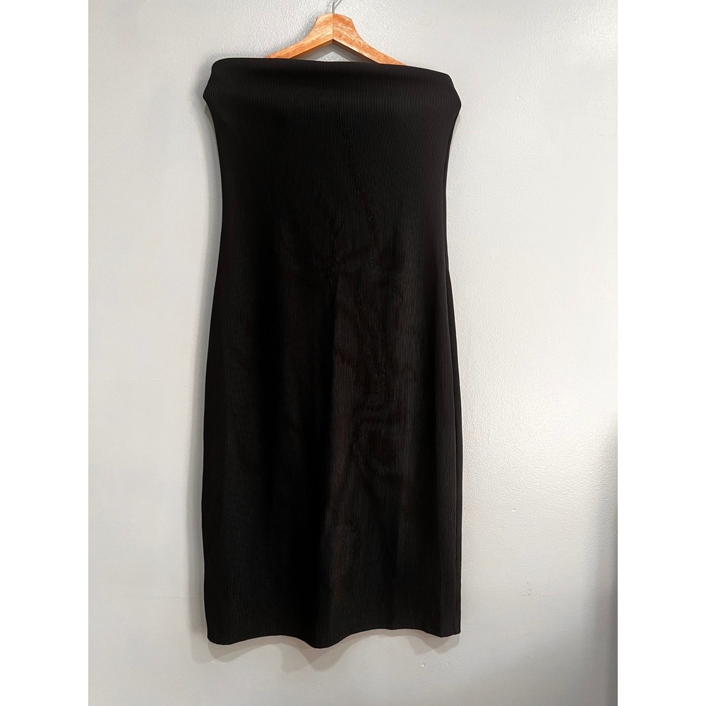 OFFLINE By Aerie Stripe Rib Night Out Midi Tube Dress Size L - Picture 2 of 12